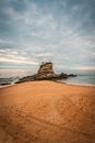 Camello Beach in Santander, Cantabria, Spain Royalty Free Stock Photo